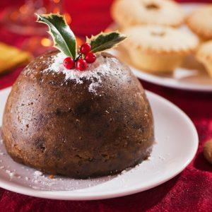 Kalėdinis džiovintų vaisių pudingas