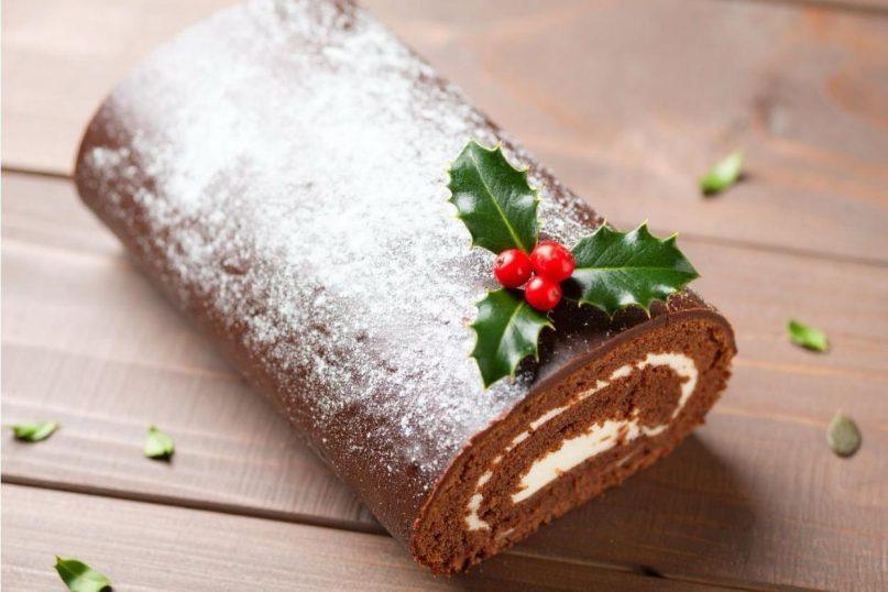 Kalėdinis šokoladinis vyniotinis