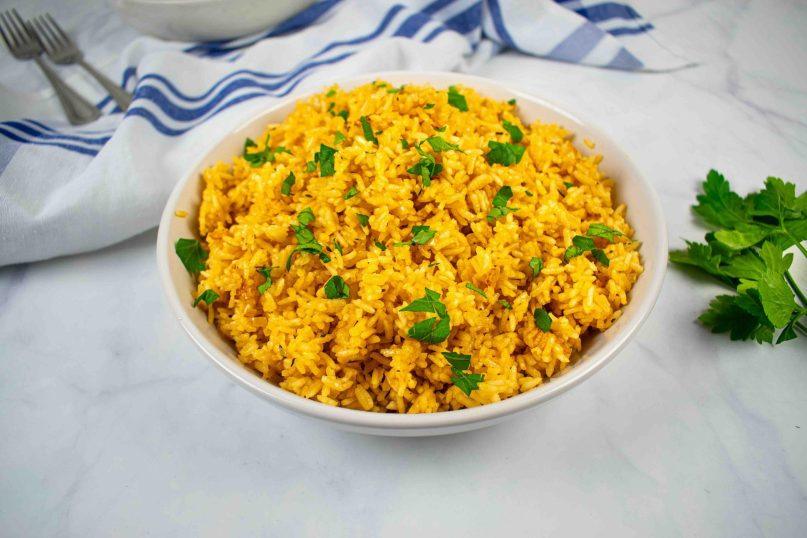 Kokosiniai jollof stiliaus ryžiai