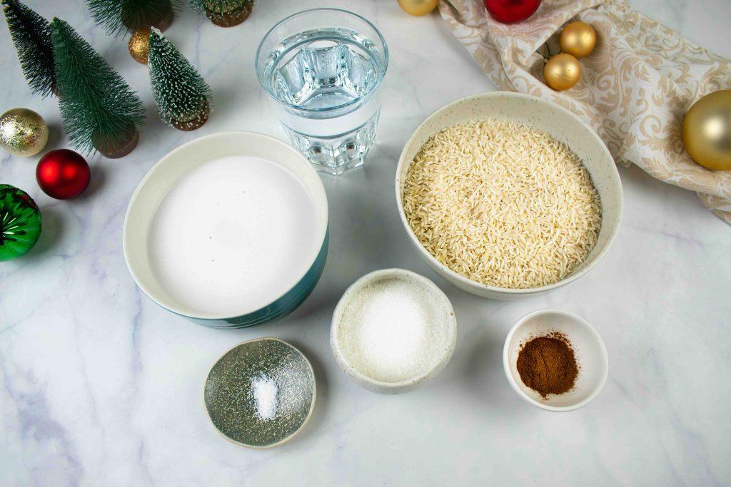 Kokosinis ryžių pudingas. Ingredientai