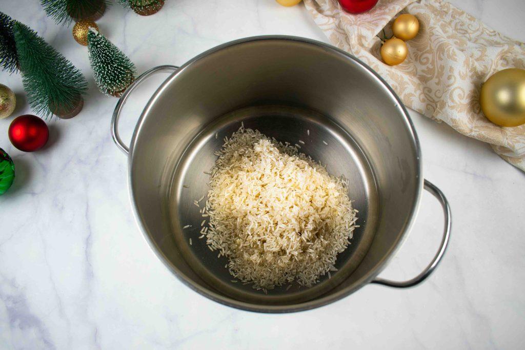 Kokosinis ryžių pudingas. Ryžiai