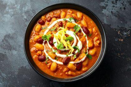 Meksikietiškas pupelių troškinys