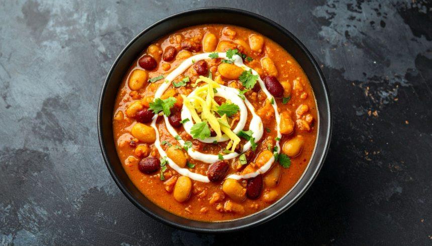 Meksikietiškas pupelių troškinys