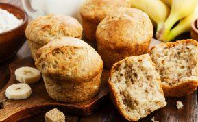 Sveikesni bananiniai keksiukai