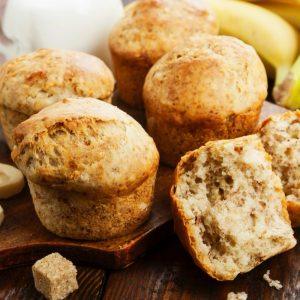 Sveikesni bananiniai keksiukai