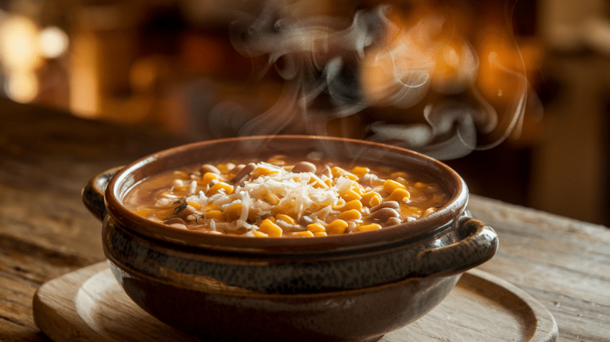 Kaip pasigaminti sočią vištienos sriubą namie - receptas su pupelėmis ir kukurūzais