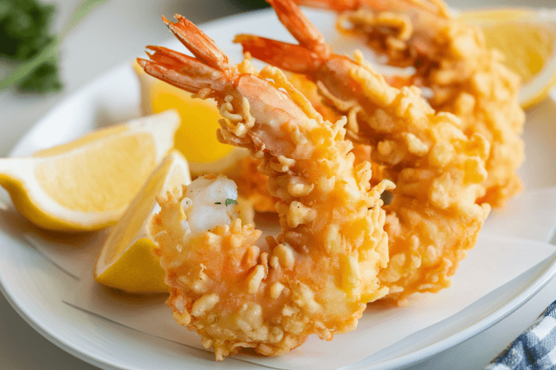 Auksinės krevetės tešloje – neatsispiriamai skanus receptas namų virtuvėje