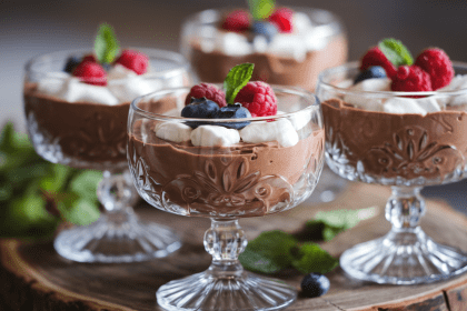 Šokoladiniai putėsiai su varške - lengvas ir sveikas desertas namų sąlygomis