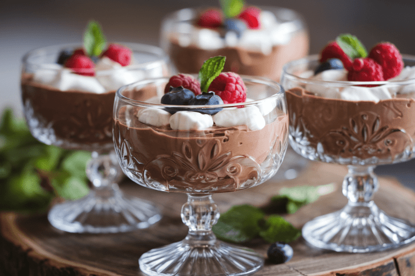 Šokoladiniai putėsiai su varške - lengvas ir sveikas desertas namų sąlygomis