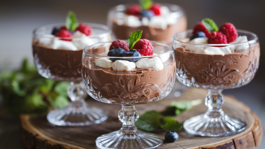 Šokoladiniai putėsiai su varške - lengvas ir sveikas desertas namų sąlygomis