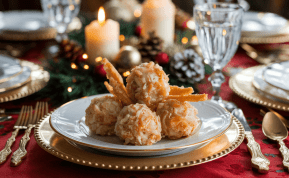 Krabų lazdelių užkandis - traškūs kamuoliukai šventiniam stalui