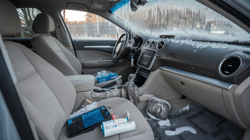 Ko negalima palikti mašinoje žiemą: 5 daiktai, kurie gali sugesti ar sukelti problemų