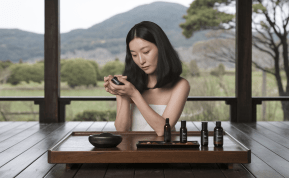 Japoniškas šampūnas nuo žilų plaukų: juodųjų sezamų paslaptis