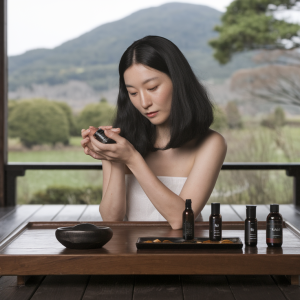 Japoniškas šampūnas nuo žilų plaukų: juodųjų sezamų paslaptis