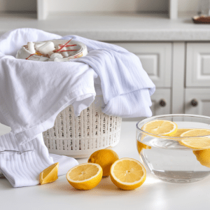 Kaip balinti drabužius namie: 4 efektyvūs būdai grąžinti baltą spalvą