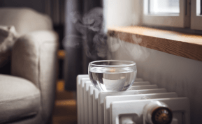 Kodėl žiemą reikia pastatyti vandens dubenį kambaryje