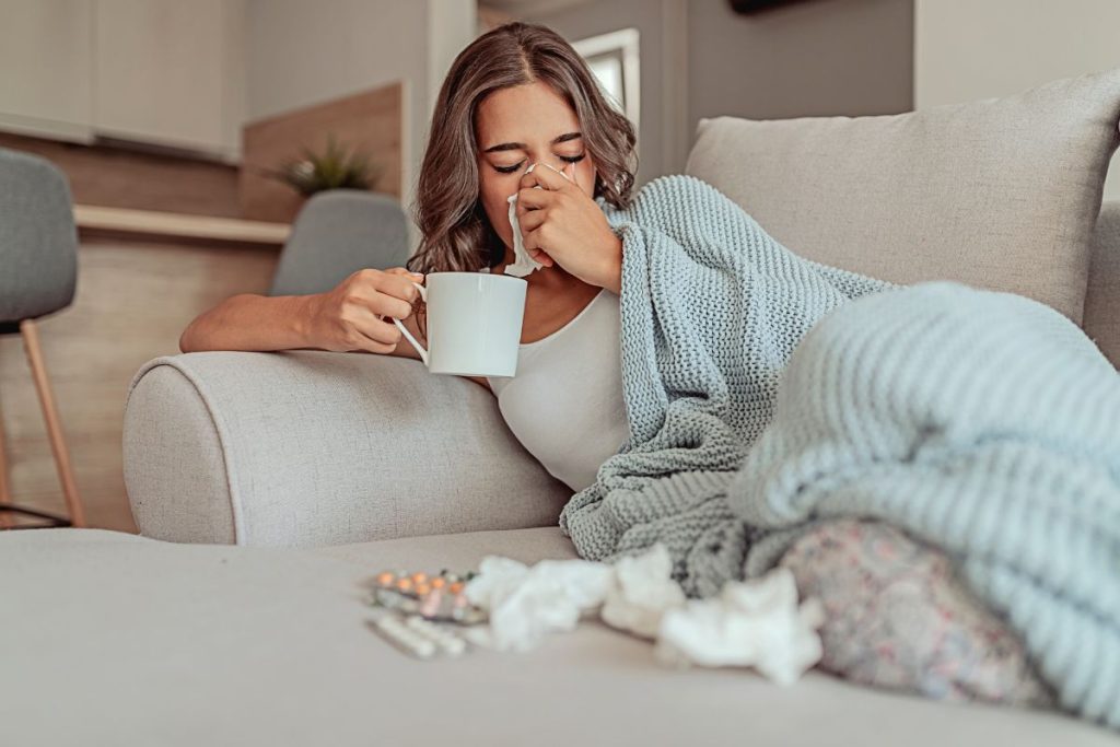 Gripas silpnina organizmo ištvermę ir raumenų jėgą