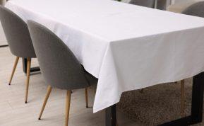 Kalėdoms turiu sniego baltumo staltieses. Padėjo universali priemonė