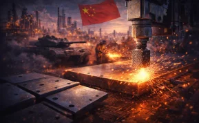 Kol Vakarai viską stabdo, Kinijos šarvinio plieno gamyklos kaista