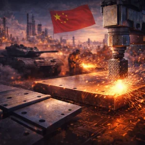 Kol Vakarai viską stabdo, Kinijos šarvinio plieno gamyklos kaista