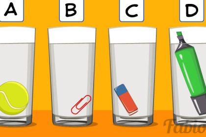 Kurioje stiklinėje yra daugiau vandens? Šis galvosūkis privers pamąstyti!