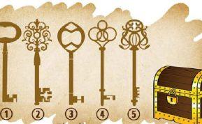 Pasirinkite raktą, kuris atrakins skrynią: ką sako jūsų pasirinkimas apie jus?