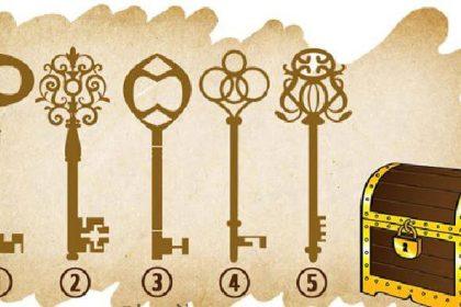Pasirinkite raktą, kuris atrakins skrynią: ką sako jūsų pasirinkimas apie jus?