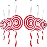 Raudonai balti ledinukų formos žaisliukai