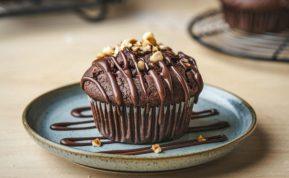 Šokoladiniai keksiukai prie kavos