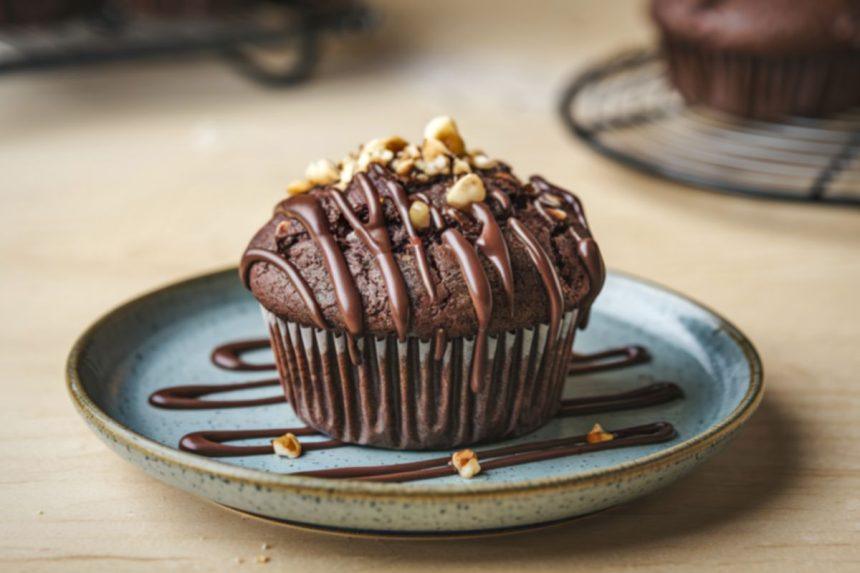 Šokoladiniai keksiukai prie kavos