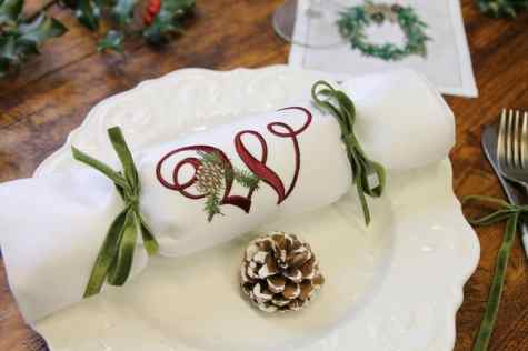 Personalizuotas etiškas kalėdinis krekerys – servetėlė