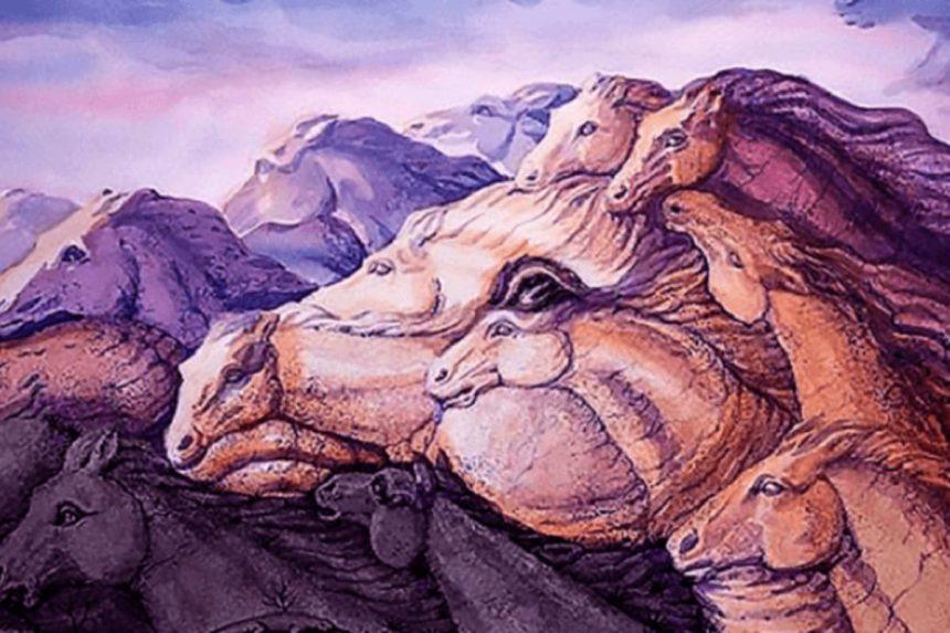 Testas: kiek paveikslėlyje matote žirgų? Galutinis skaičius gali daug ką pasakyti apie jus!