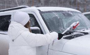 Užsegamas maišelis akimirksniu pašalins šerkšną nuo automobilio stiklo!