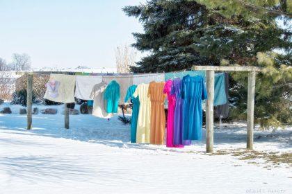 Žiemą mūsų močiutės skalbinius džiovindavo lauke. Jos puikiai žinojo to naudą!