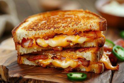 Karštas sumuštinis su šonine ir sūriu – greitas receptas namams – Duonos paruošimas ir tepimas