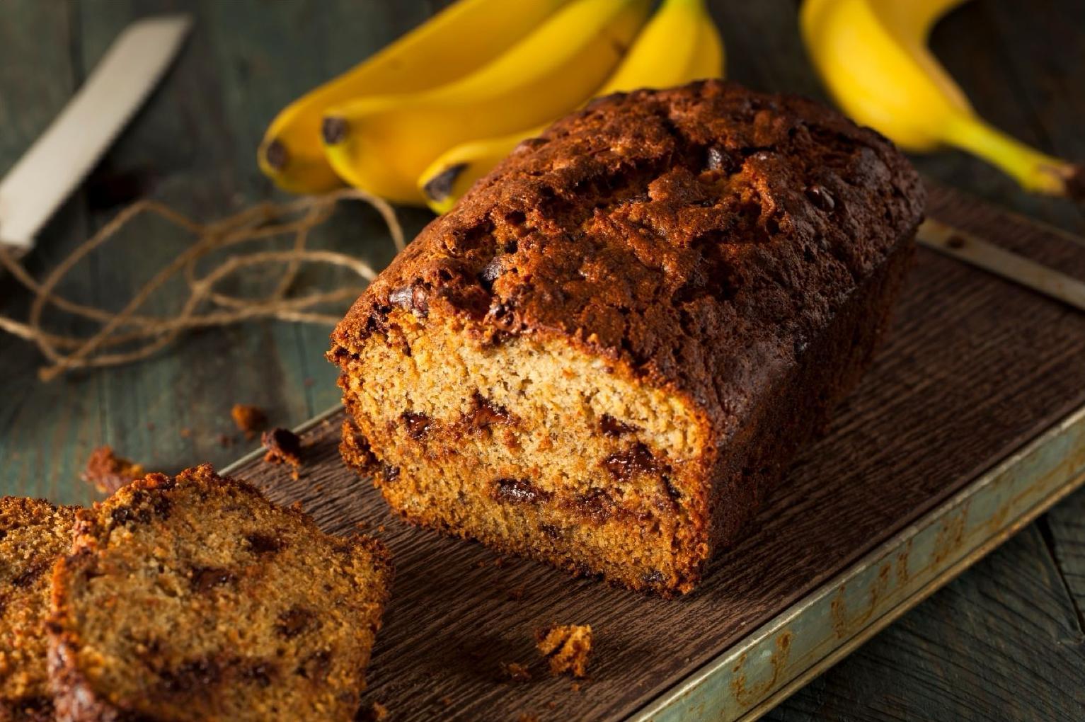 Minkšta ir gardi bananų duona