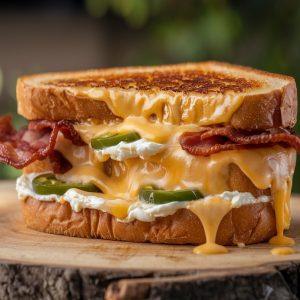 Karštas sumuštinis su šonine ir sūriu – greitas receptas namams