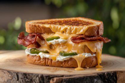 Karštas sumuštinis su šonine ir sūriu – greitas receptas namams