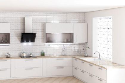 Aukštai kabančių spintelių virtuvėje valymo gudrybės